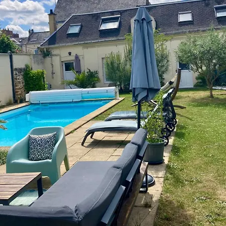 La Paisible - Maison 6 Pers Piscine - Centre * Le Mans